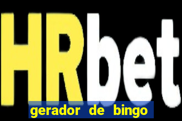 gerador de bingo de palavras